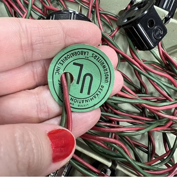 Vintage Royalites Christmas Tree Light Streamer String Set with Box 2 Sets - Picture 5 of 13